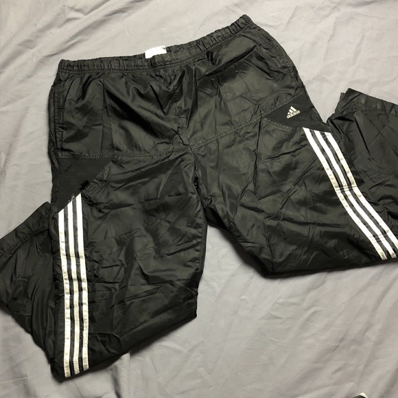 adidas lined track pants